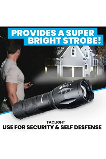 Others Bell + Howell Taclight 1307 High-Powered Tactical Flashlight - Ultra Bright, Durable, Water-Resistan