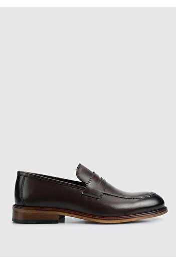 Provoq Brown Leather Men's Shoes