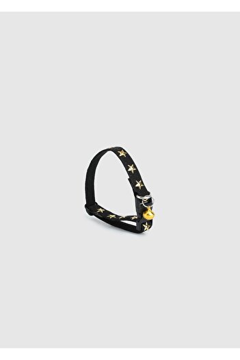 Provoq Black T1058 Black Star Slim Leash Cat