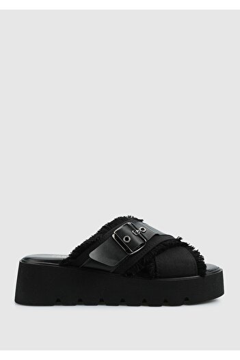 Provoq   Black Women's Slippers