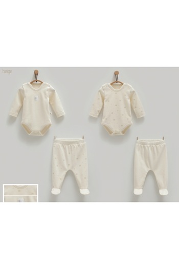 Caramell Cute Bear 2-Piece Bodysuit & 2-Piece Pants
