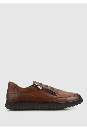 Eclipse Brown Leather Women's Shoes