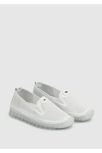 Eclipse Pantofi de dama din piele alba