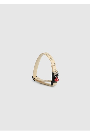 Provoq Beige T1059 Beige Stone Thin Leash Cat