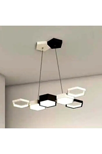 LED CONCEPT LED chandelier with three types of light, remote control, adjustable intensity, 144W, 85x41x100cm