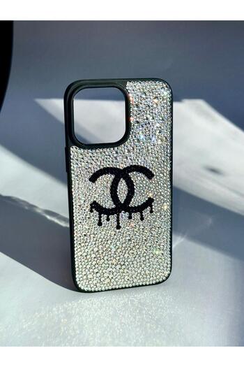 OEM Personalized phone case with crystals, iphone 15