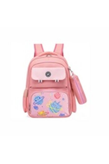 zmzm Unicorn Planet School Bag with Pencil Case by Easy Kids - Pink