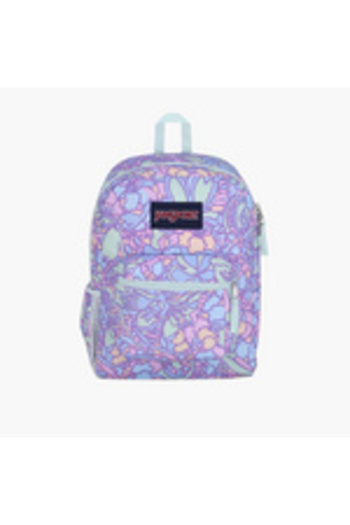 Jansport Floral Printed Backpack with Adjustable Straps and Zip Closure from - 60.02 x 39.7 x 45.72