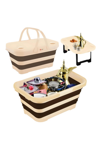 Luxury Home Picnic basket and folding table