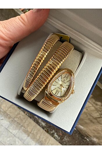 Reward Thick to Thin Stone Snake Watch Elegant Case 3ATM Waterproof (2Turn Strap)