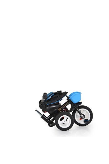 byox Foldable tricycle with rubber wheels, reversible seat and steering handle Flexy Lux Trike