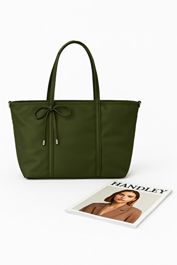 Handley Luxe Bow Tote Shoulder Bag