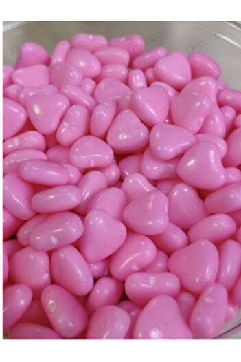 Decoloji Promise, Engagement, Henna, Wedding, Mevlüt, Circumcision, Nikah Candy Souvenir Gift Fruit Flavored Heart Candy, 1 kg
