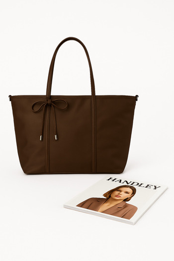 Handley Luxe Bow Tote Shoulder Bag