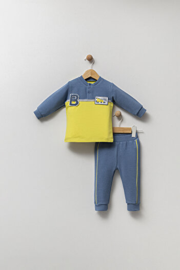 Bip Baby Embroidered Two-Thread Double Suit