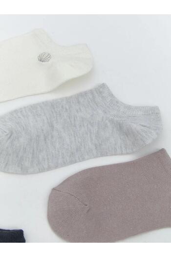LC Waikiki Women's Plain Sneaker Socks 5-Piece (W5)
