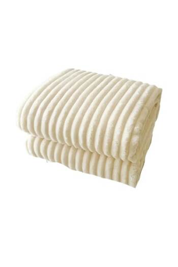 Pucioasa Fluffy cocolino blanket, beige, 200x230