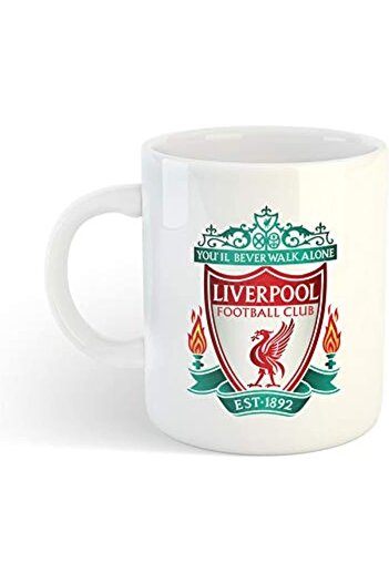 Generic Liverpool Sports Club Printed Mug, White, 11 Ounces