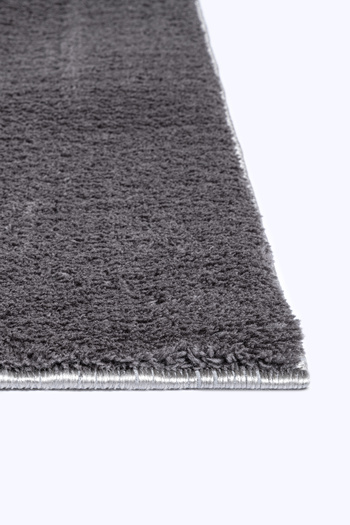 Colore Home Non-Slip Base Washable Plush 2-Piece Anthracite Bath Mat