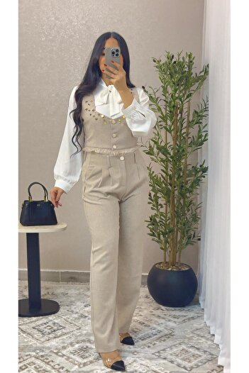 SELSAL Pants and shirt set with vest