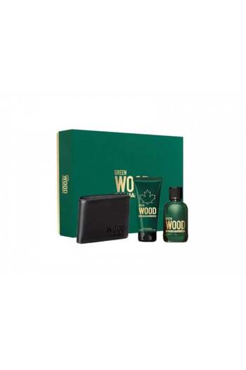DSquared2 Wood Green Set for Men Eau de Toilette 100ml + Shower Gel 100ml