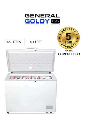 GENERAL GOLD Horizontal Freezer 13.4 ft 380 Liters - White - GCF380D