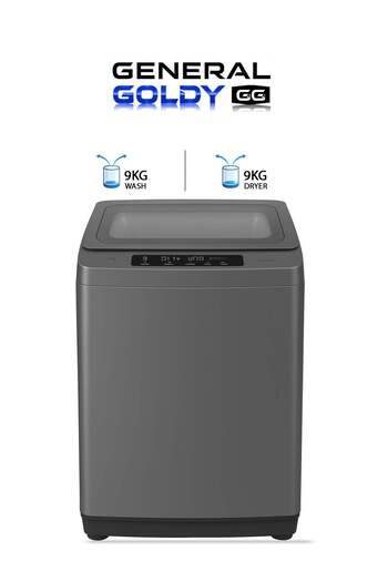 general goldy Automatic Washing Machine - Top Load - 9kg - Silver