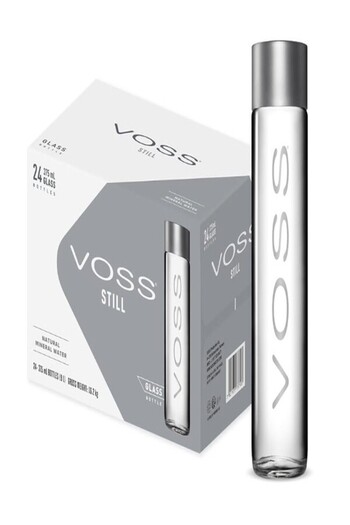 voss Still natural Glass Bottle, 375 ml (Pack Of 24)