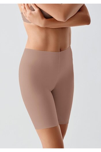 C&City Seamless Recovery High Waist Laser Cut Shorts Corset 9209 Capucino