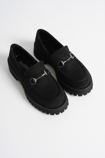 MFT AYAKKABI Women's Loafer Moccasin Casual Buckle Daily Shoes