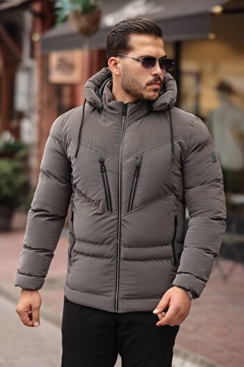 KOCCI New Season Water and Cold Proof Hooded Winter Men's Jacket Coat