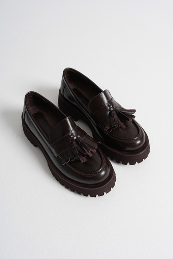 MFT AYAKKABI Women's Loafer Moccasin Casual Tasseled Daily Shoes