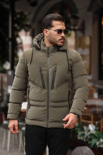 KOCCI New Season Water and Cold Proof Hooded Winter Men's Jacket Coat