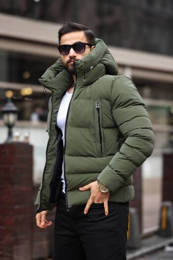 KOCCI New Season Water and Cold Proof Hooded Winter Men's Jacket Coat