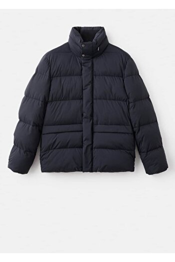 MANGO Man Su geçirmez kısa kapitone anorak