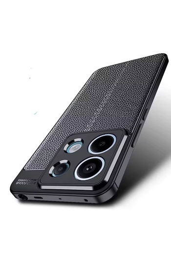 m.tk moveteck Xiaomi Redmi 15C Case Camera Protected Leather Look Stitching Pattern Protective Niss Cover