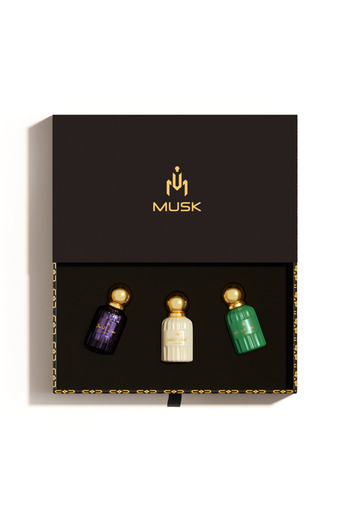Musk Perfume Set of Fragrance - 3 Pieces - 12 ml - Unisex