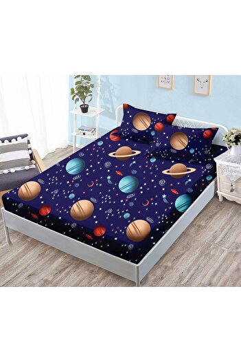 Happy Home Cearsaf cu elastic Finet, 140x200cm + 2 fete de perna 50x70cm