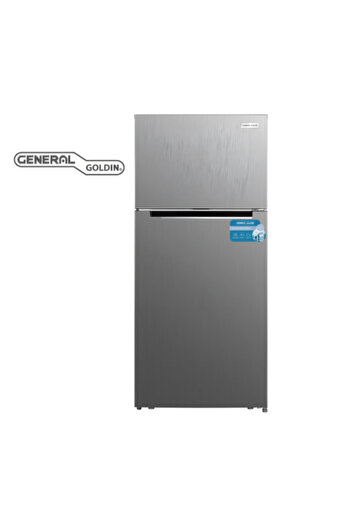General Golden Two-Door Refrigerator 490 Liters 16.9 ft, Silver