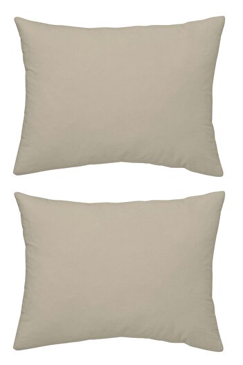 makiteks 100% Cotton 2 Pieces 35X45 cm Patterned and Plain Dyed Baby Pillowcases