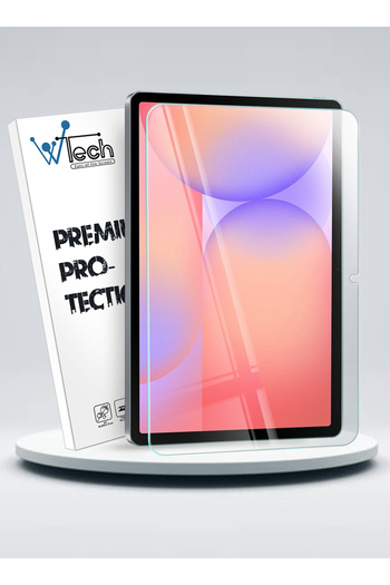 Wtech Samsung Galaxy Tab S10 Lite 5G 2025 (10.9 inch) Curved Edges Full Cover Tempered Glass - Clear