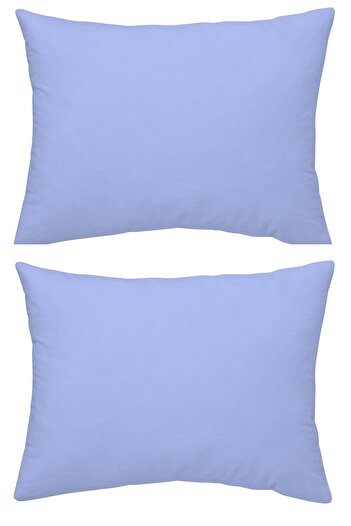 makiteks 100% Cotton 2 Pieces 35X45 cm Patterned and Plain Dyed Baby Pillowcases