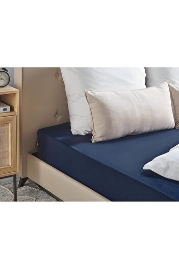 AL SAHIR GARMENT INDUSTRY L.L.C Luxurious 220 Thread Count Cotton King Size Fitted Sheet | 225 x 254CM Dimensions | Extra Deep Pocke
