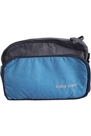 Baby Care Pro Baby Care™ PRO attachable stroller bag, large capacity, dimensions 30X40X20, Gray and Blue