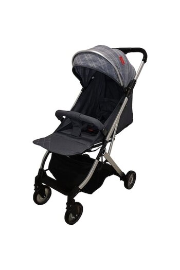 Baby Care Ultracompact Baby Stroller PRO A320, Grey Jeans