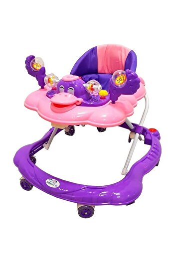 NOVOKIDS Adjustable Baby Walker NOVOKIDS™ Happy Duck with Silicone Wheels, Foldable, 8 Wheels, with Melodie