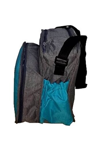 Baby Care ™ PRO baby bag attachable to stroller, large capacity, dimensions 30x40x20, Aqua and grey