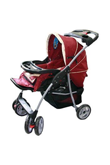 Baby Care ™ M203 2-in-1 Baby Stroller, Rocking, Reclining Backrest 3 Steps, Carrycot, Metal Frame,