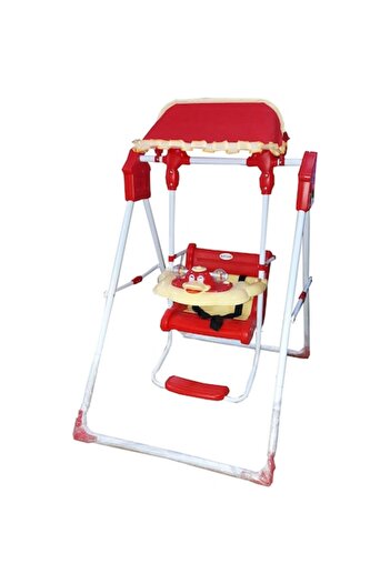 NOVOKIDS Baby and Children's Swing for Indoor and Outdoor NOVOKIDS™, With Melodies and Lights, Footrest, Sa