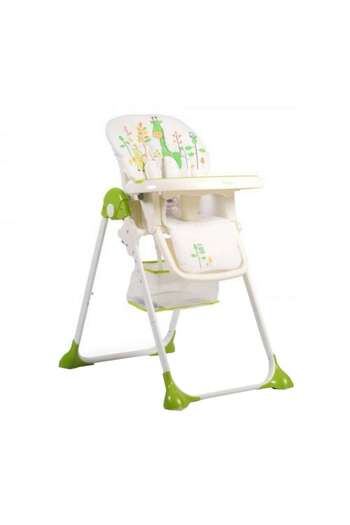 NOVOKIDS Premium Baby Feeding Chair Hunny Baby, Giraffe Model, Green